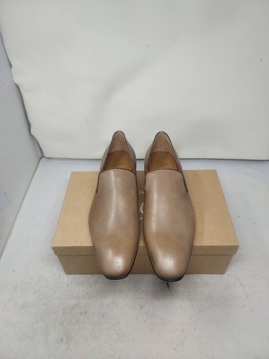 Christian Louboutin MENS Dandelion Leather Brown Roca Loafer main image 8